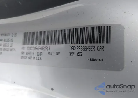 2015 Chrysler 200 Limited from USA, damaged, VIN 1C3CCCAB4FN653713